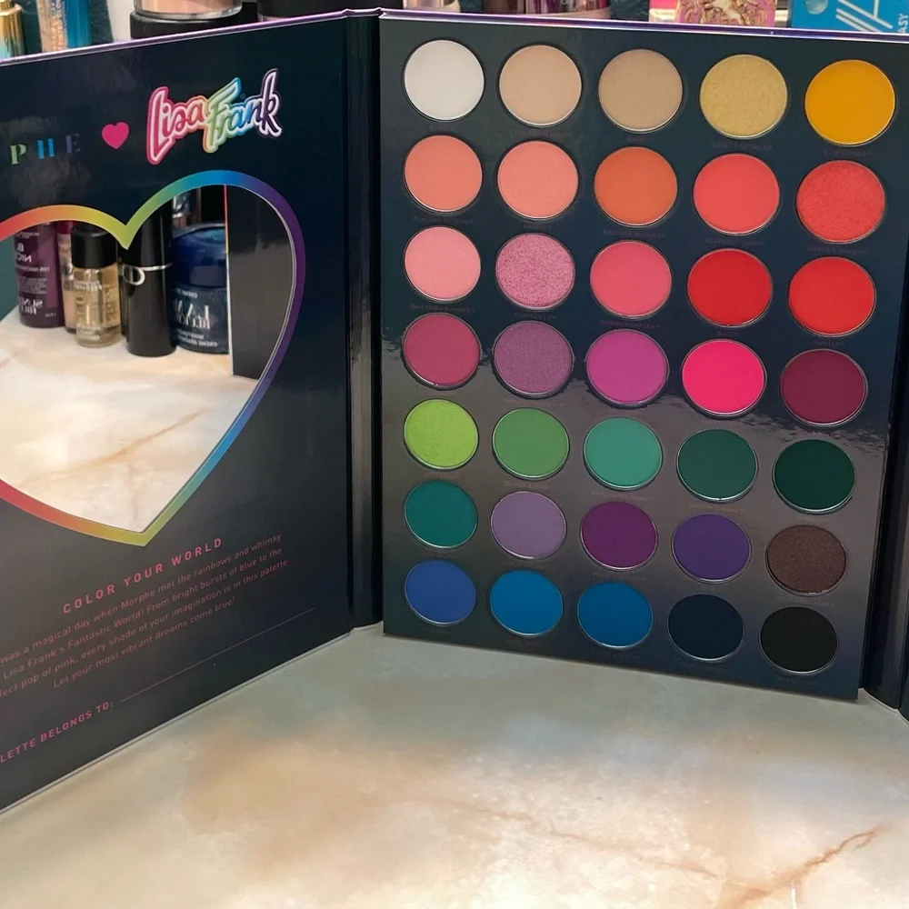 VAULTED ~ Morphe x Lisa Frank ~ ‘35B PRANCING UNI’S' Artistry Eyeshadow Palette